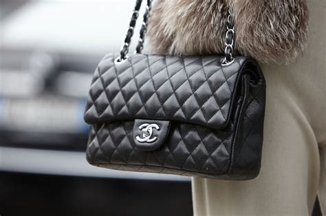 chanel flap bag street style|Chanel handbag original.